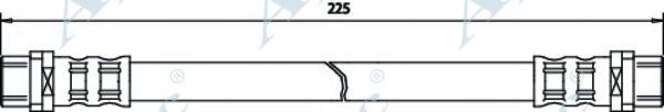 Тормозной шланг APEC braking HOS3235