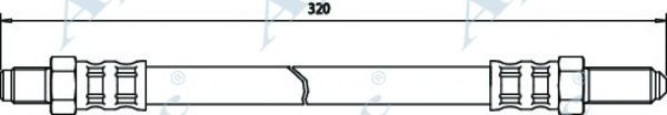 Тормозной шланг APEC braking HOS3296