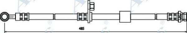 Тормозной шланг APEC braking HOS3596