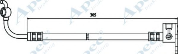 Тормозной шланг PAGID 70372