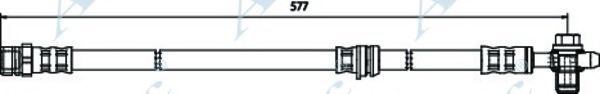 Тормозной шланг APEC braking HOS3700