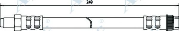 Тормозной шланг APEC braking HOS3174