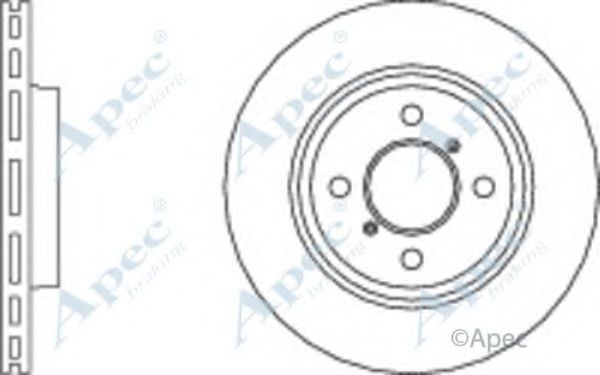 Тормозной диск APEC braking DSK3031