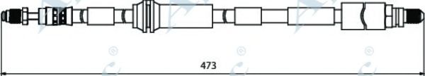 Тормозной шланг APEC braking HOS3928