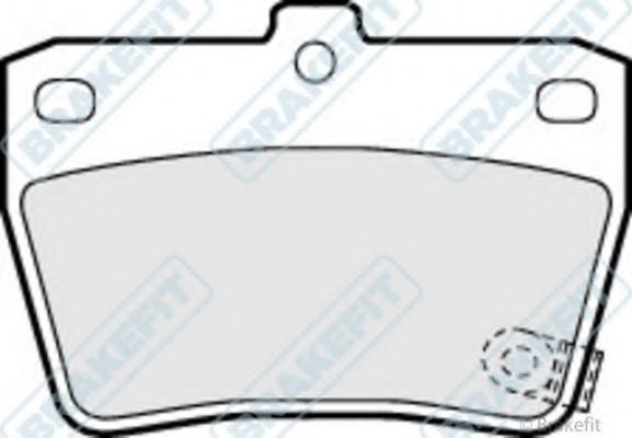 Комплект тормозных колодок, дисковый тормоз APEC braking PD3138