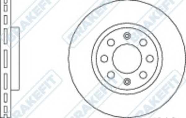 Тормозной диск APEC braking DK6010