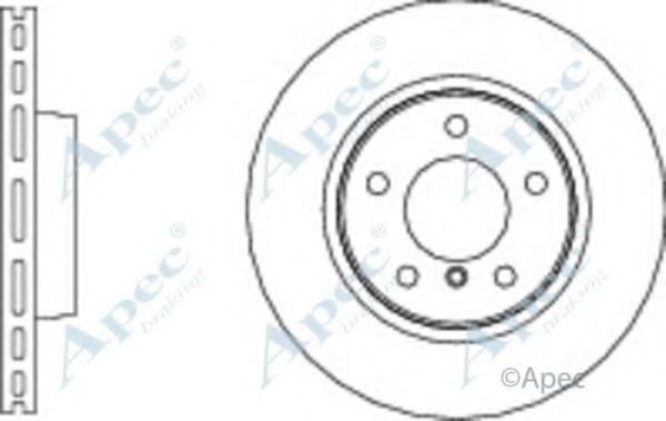 Тормозной диск APEC braking DSK3100