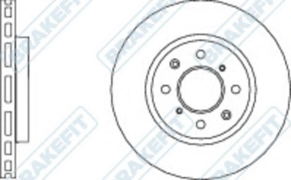 Тормозной диск APEC braking DK6118