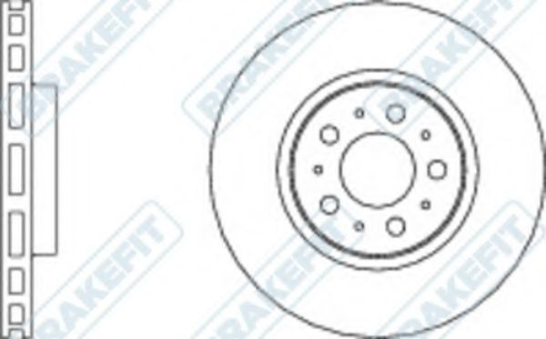 Тормозной диск APEC braking DK6179