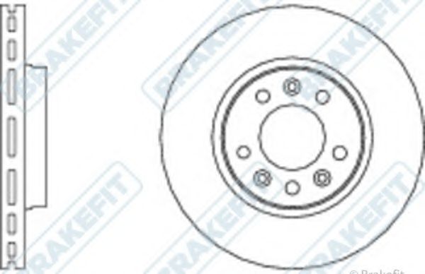 Тормозной диск APEC braking DK6188