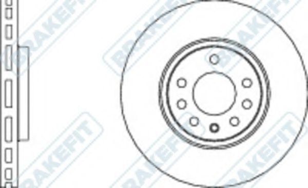 Тормозной диск APEC braking DK6255