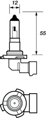 Лампа накаливания, основная фара; Лампа накаливания, противотуманная фара MOTAQUIP LVEB906