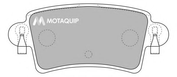 Комплект тормозных колодок, дисковый тормоз MOTAQUIP LVXL1121