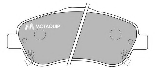 Комплект тормозных колодок, дисковый тормоз MOTAQUIP LVXL1136