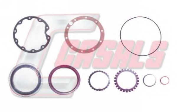 Уплотняющее кольцо вала, подшипник ступицы колеса CASALS 20226