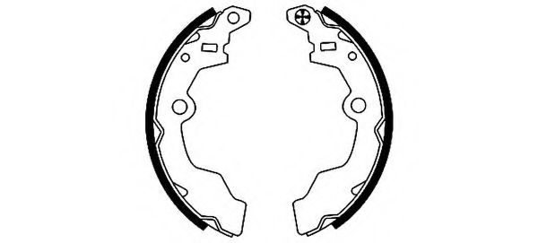 Комплект тормозных колодок HELLA PAGID 8DB 355 001-701