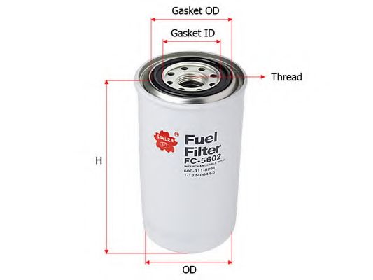 Топливный фильтр SAKURA  Automotive FC-5602