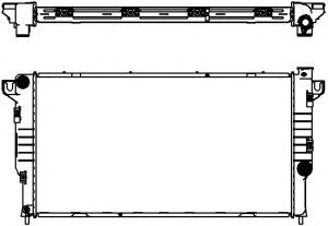 Радиатор, охлаждение двигателя SAKURA  Automotive 3132-1002