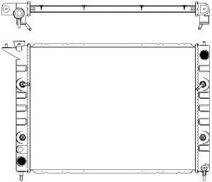 Радиатор, охлаждение двигателя SAKURA  Automotive 3251-1005