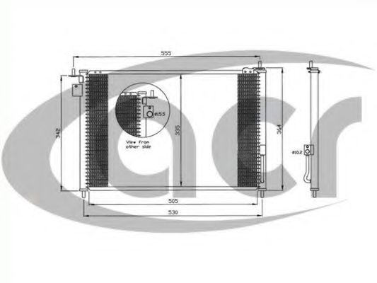 Конденсатор, кондиционер ACR 300646
