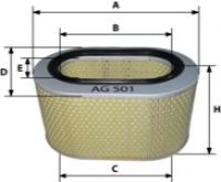 Воздушный фильтр GOODWILL AG 501