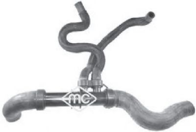 Шланг радиатора Metalcaucho 09575