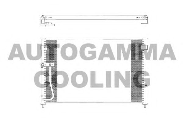 Конденсатор, кондиционер AUTOGAMMA 102678