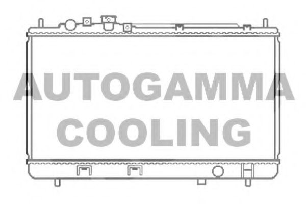 Радиатор, охлаждение двигателя AUTOGAMMA 103056