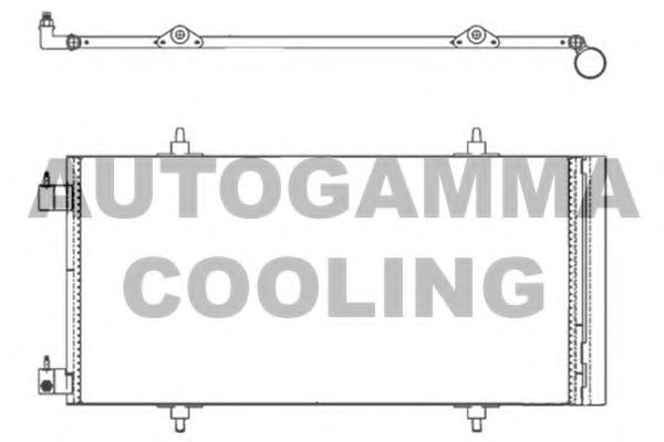 Конденсатор, кондиционер AUTOGAMMA 103226