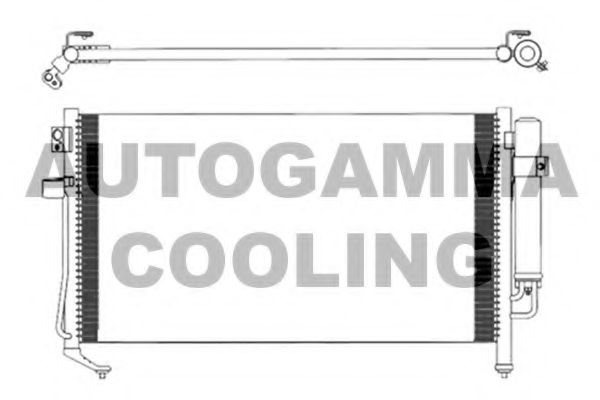 Конденсатор, кондиционер AUTOGAMMA 103837