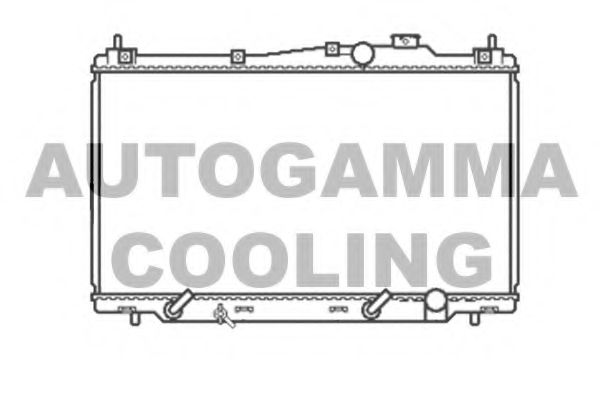 Радиатор, охлаждение двигателя AUTOGAMMA 105045