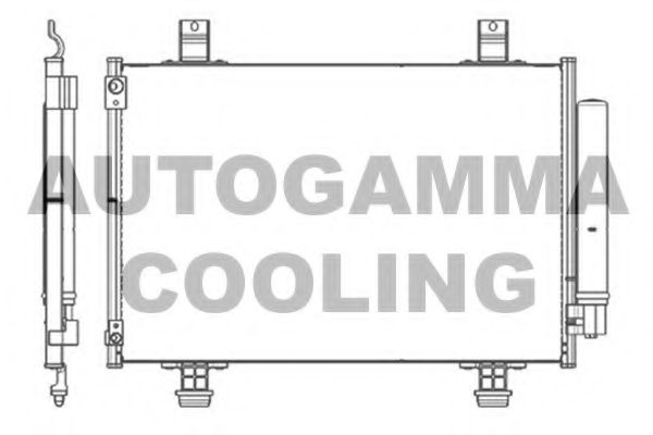Конденсатор, кондиционер AUTOGAMMA 105345