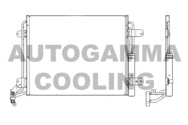 Конденсатор, кондиционер AUTOGAMMA 105346