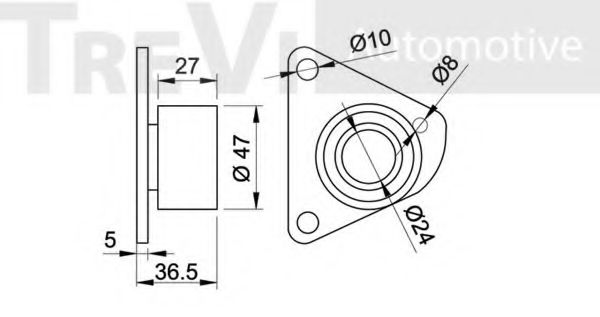 Паразитный / Ведущий ролик, зубчатый ремень FEBI BILSTEIN 4279