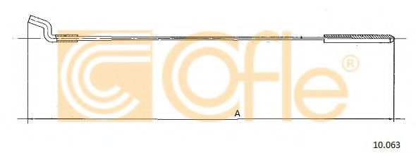 Тросик газа MALÒ 21904