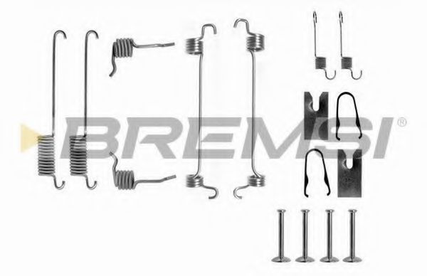 Комплектующие, тормозная колодка BREMSI SK0751