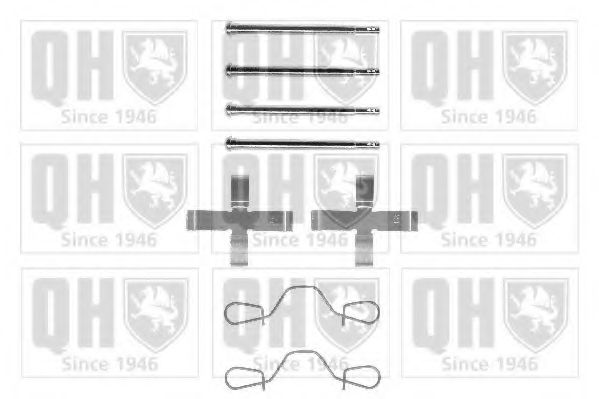 Комплектующие, колодки дискового тормоза QUINTON HAZELL BFK825