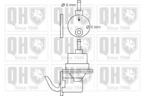 Топливный насос QUINTON HAZELL QFP103