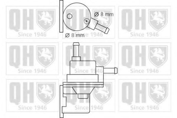 Топливный насос QUINTON HAZELL QFP15