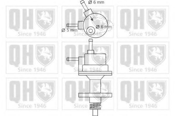 Топливный насос QUINTON HAZELL QFP51