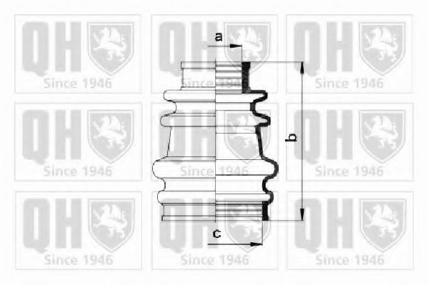 Комплект пылника, приводной вал IPD 1301