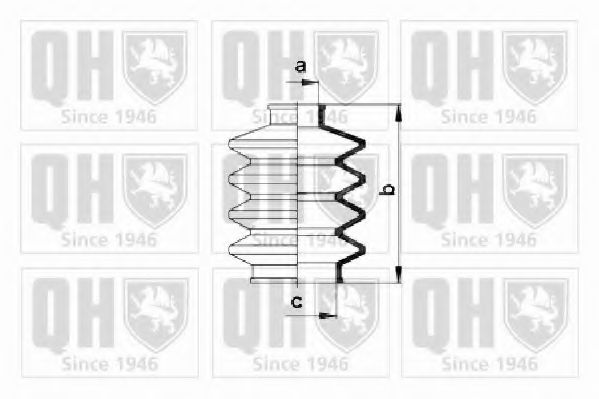 Комплект пылника, приводной вал QUINTON HAZELL QJB2184