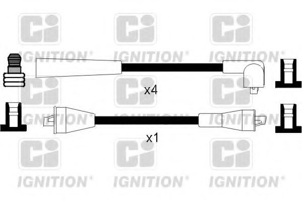 Комплект проводов зажигания QUINTON HAZELL XC791