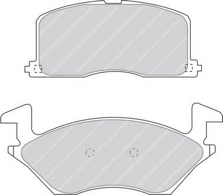 Комплект тормозных колодок, дисковый тормоз FERODO 21950