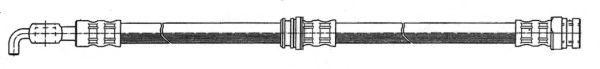 Тормозной шланг FERODO FHY2449