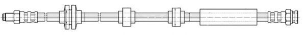 Тормозной шланг FERODO FHY2531