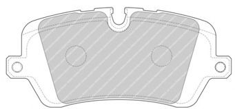 Комплект тормозных колодок, дисковый тормоз FERODO FDB4678