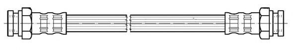 Тормозной шланг FERODO FHY3045