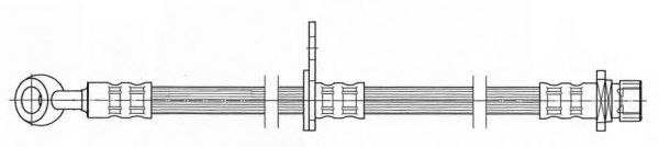 Тормозной шланг FERODO FHY3106