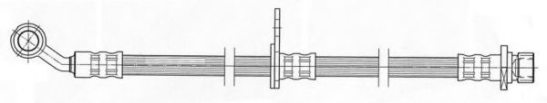 Тормозной шланг FERODO FHY3213